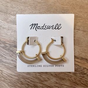 madewell | resin sliding hoop earrings